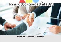temario oposicion AUXILIO JUDICIAL TEMARIO
