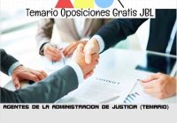 temario oposicion AGENTES DE LA ADMINISTRACION DE JUSTICIA (TEMARIO)