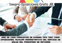 temario oposicion MAS DE 1.000 PREGUNTAS DE EXAMEN TIPO TEST PARA OPOSICIONES. AUXILIAR ADMINISTRATIVO DEL SERVICIO DE SALUD DEL PRINCIPADO DE ASTURIAS