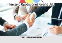 temario oposicion TEST PERSONALIDAD